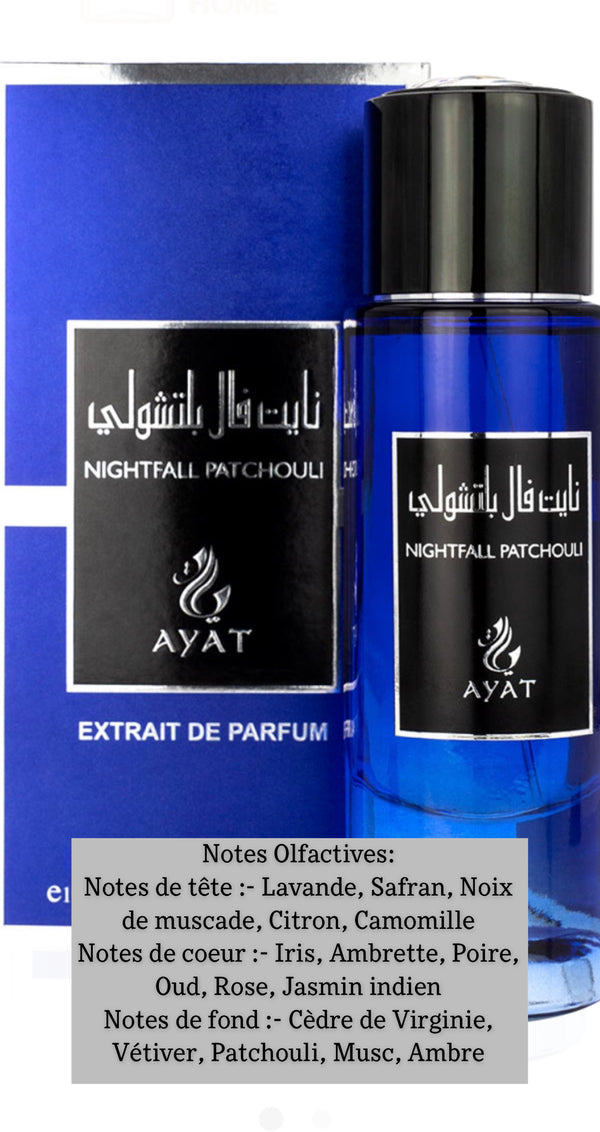 Parfum Ayat Nightfall patchouli